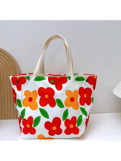 Cosbai Floral Lunch Tote Bag – Everyday Carry for Work & School