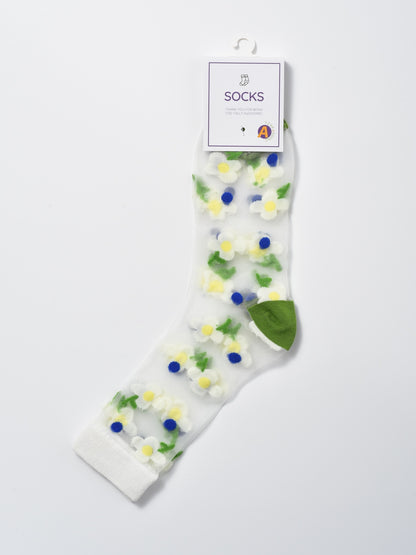 Rufia - Sunny Daisy Sheer Socks