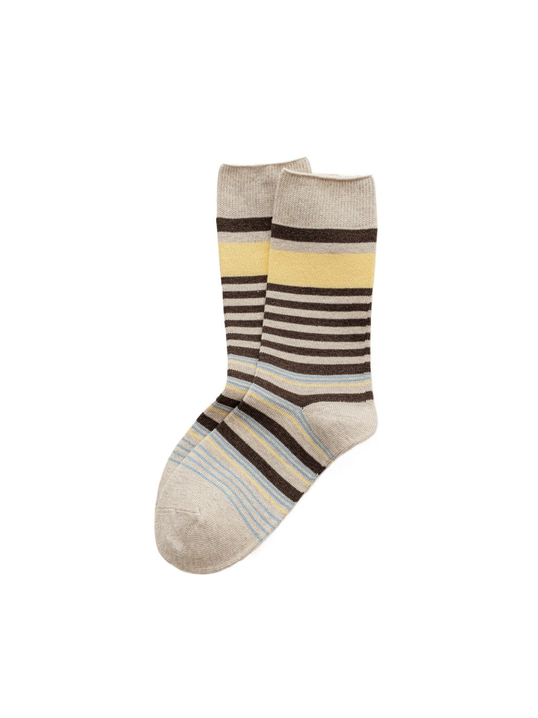 Rufia – Vintage Striped Mid-Calf Socks