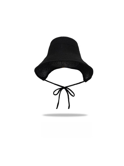 Haila - Elegant Wide Brim Round Crown Bucket Hat