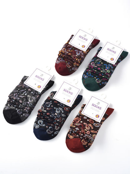 Rufia – Capsule Paisley Pattern Crew Socks