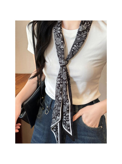 Scarvii - Bandana Paisley Ribbon Scarf