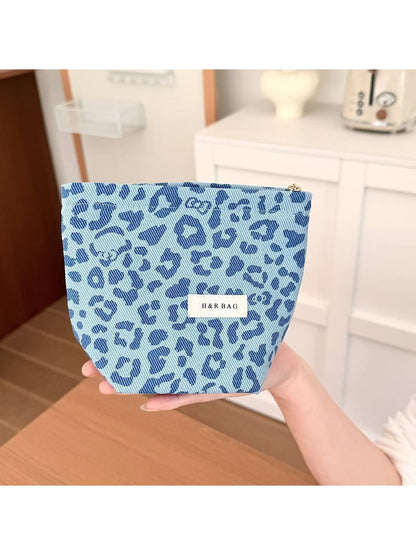 Cosbai - Leopard Print Travel Toiletry Storage Bag