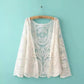 Crosa - Lace Beach Cover-Up – Sheer Swimwear Wrap & Summer Cardigan