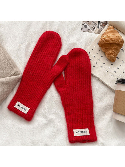 Gloving - Women's Long Finger-Covered Winter Gloves