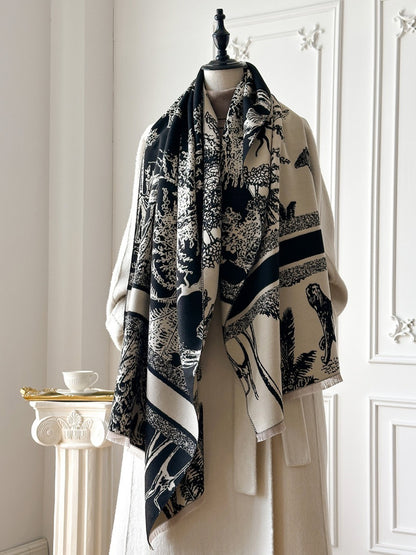 Scarvii – Forest & Fauna Print Scarf & Wrap
