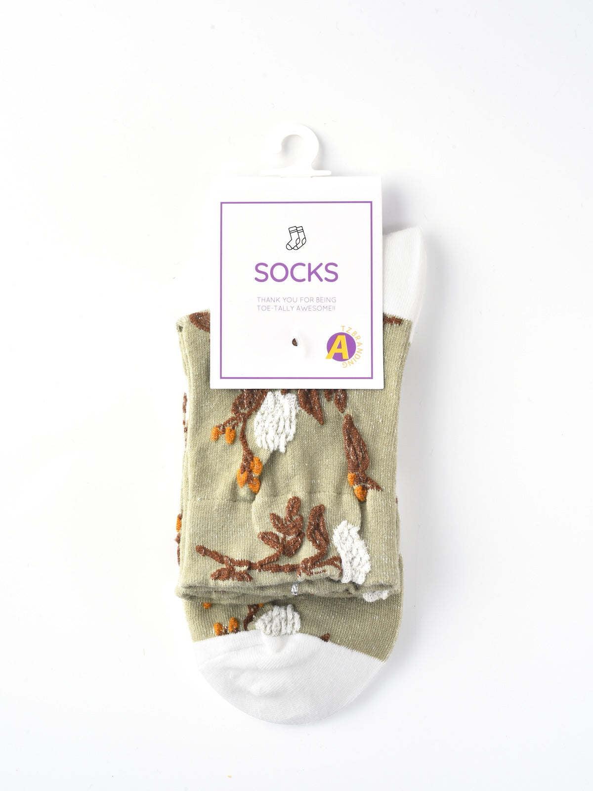 Rufia – Capsule Floral Pattern Crew Socks