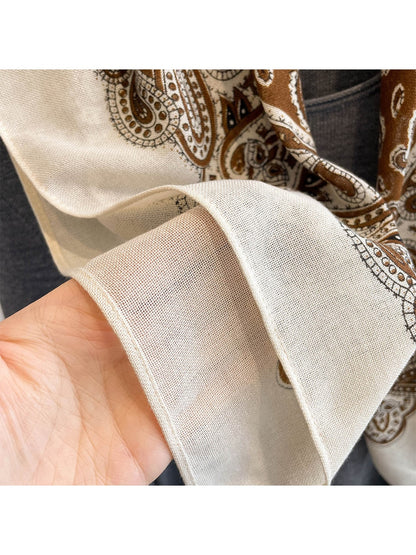 Scarvii - Boho Paisley Square Scarf