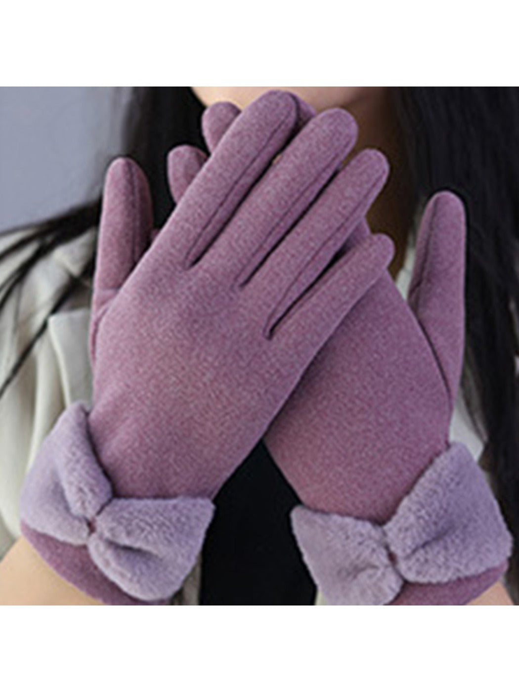 Gloving - Women's Winter Touchscreen Gloves with Bow