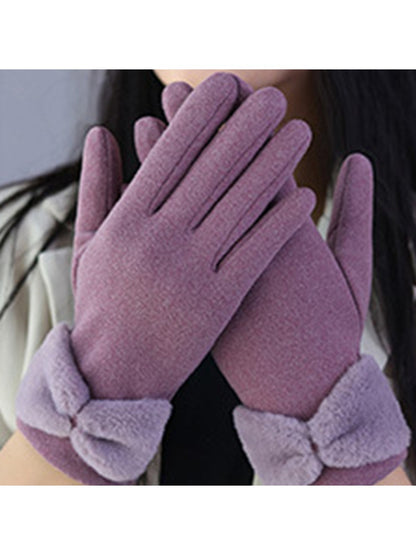 Gloving - Women's Winter Touchscreen Gloves with Bow