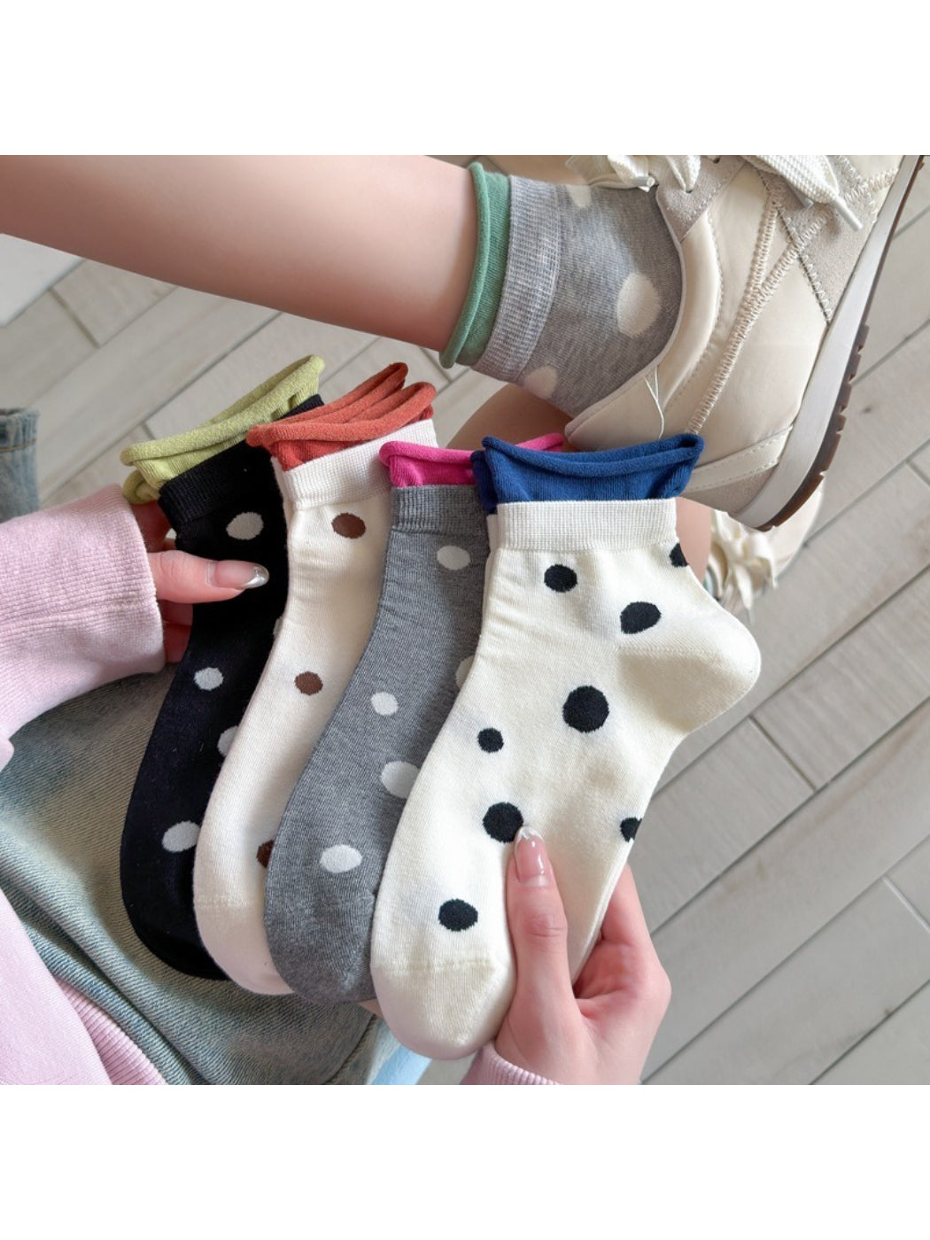 Rufia - Polka Dot Ankle Socks product image 1