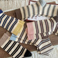 Rufia - Striped Women's Socks for Fall & Winter