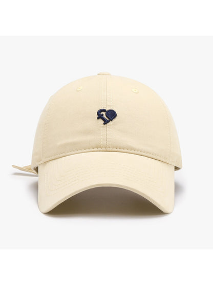 Haila - Curved Brim Letter Detail Baseball Cap