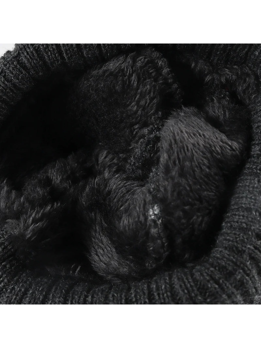 Haila - Striped Fleece-Lined Cuffed Knit Beanie