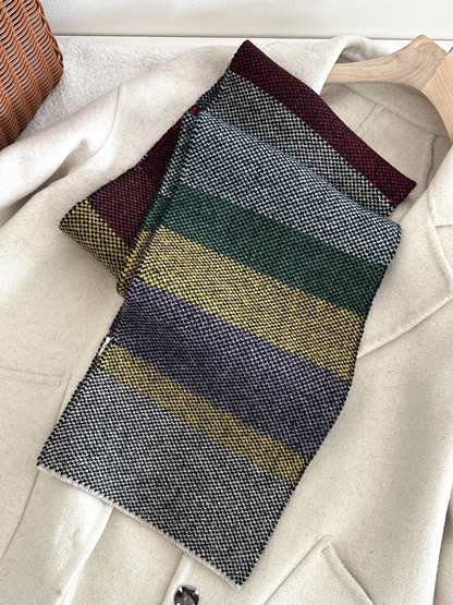 Scarvii - Color Block Woven Scarf
