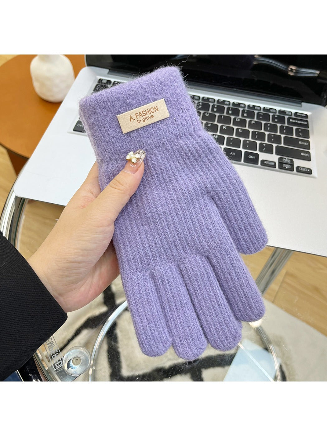 Gloving - Candy Color Touchscreen Knit Gloves