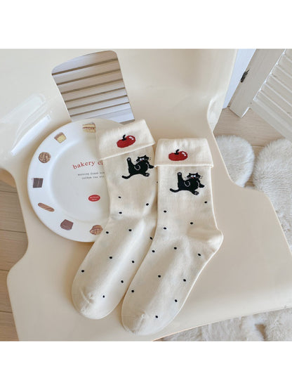 Rufia - Foldable Cuff Animal Character Crew Socks product image 6