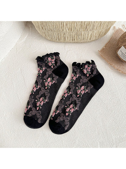 Rufia - Lace Floral Ankle Socks product image 4