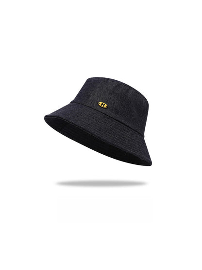 Haila - Bow Detail Flat Top Women's Bucket Hat