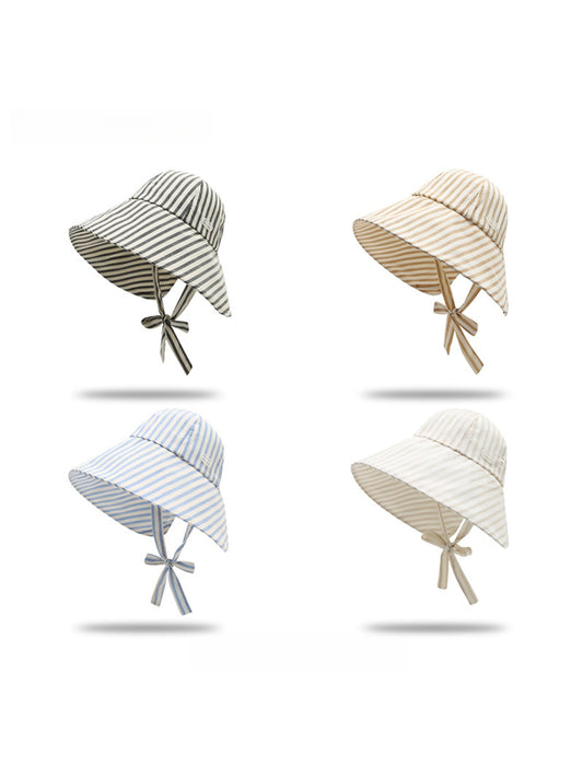 Haila Striped Wide Brim Bucket Hat product image