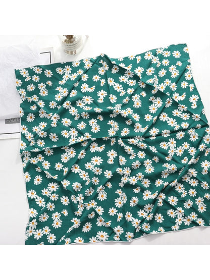 Scarvii - Floral Fashion Square Scarf