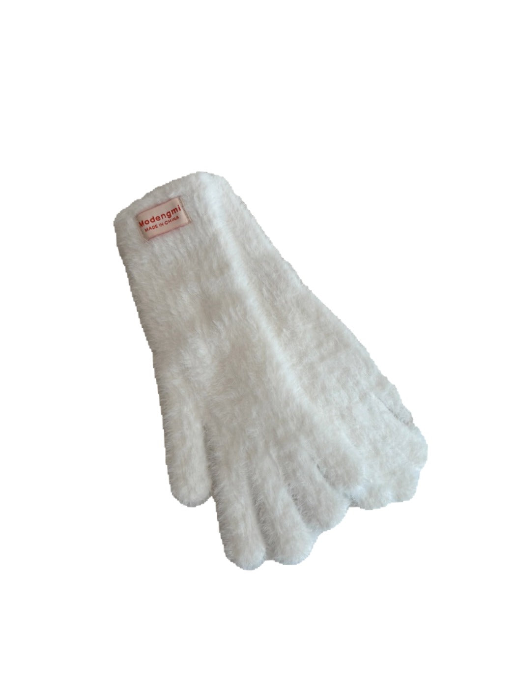 Gloving - Solid Color Fuzzy Gloves with Touchscreen