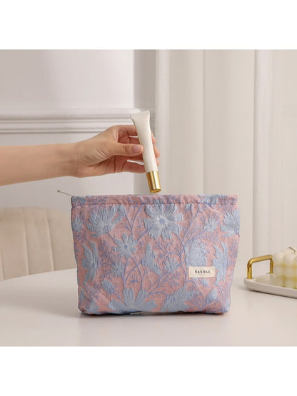 Cosbai Fresh Floral Travel Makeup Organizer Bag product image