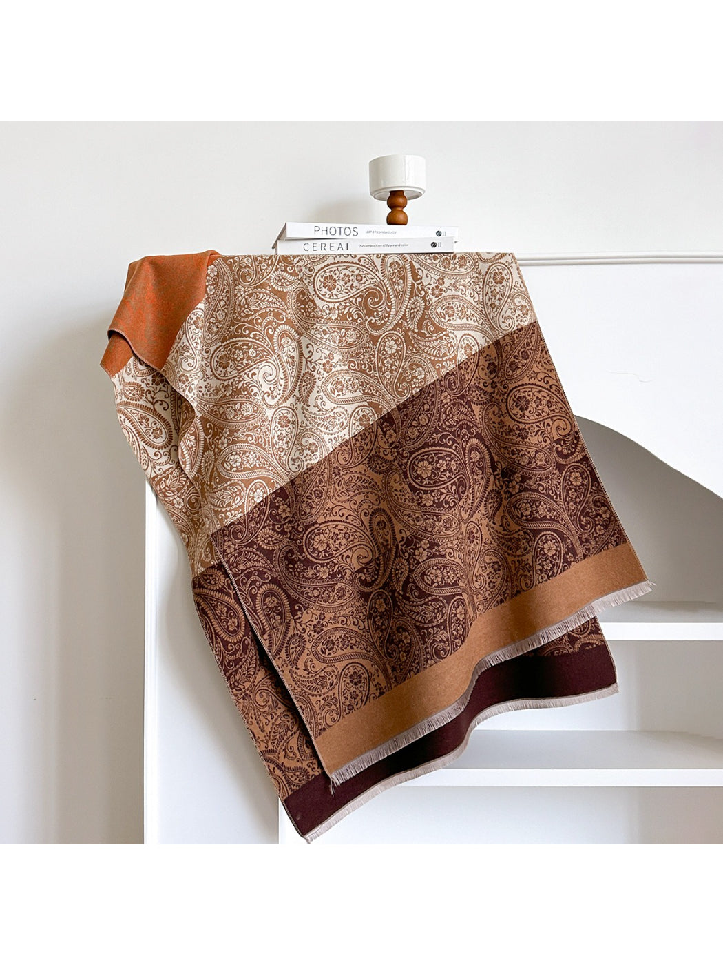Scarvii – Vintage Paisley Pattern Winter Scarf & Shawl