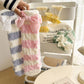 Rufia - Colorful Striped Bowknot Toweling Socks