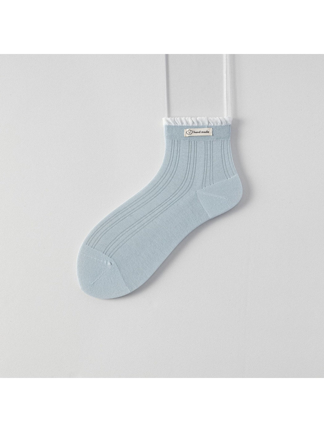 Rufia - Sweet Ruffle Trim Bow Detail Ankle Socks