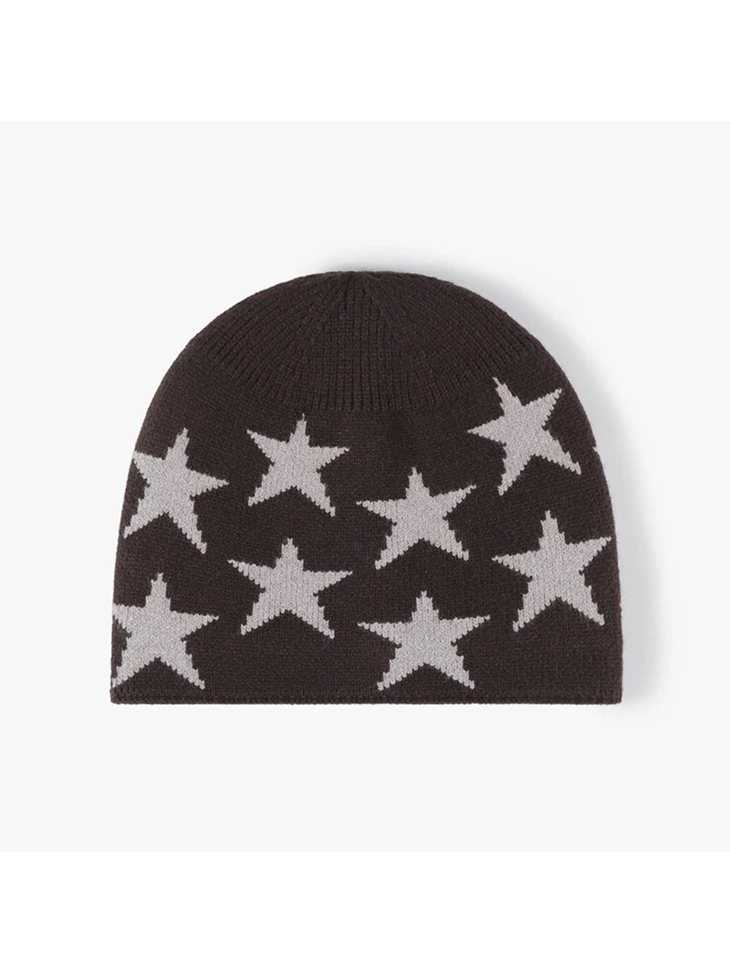 Haila - Star Jacquard Fleece-Lined Knit Beanie