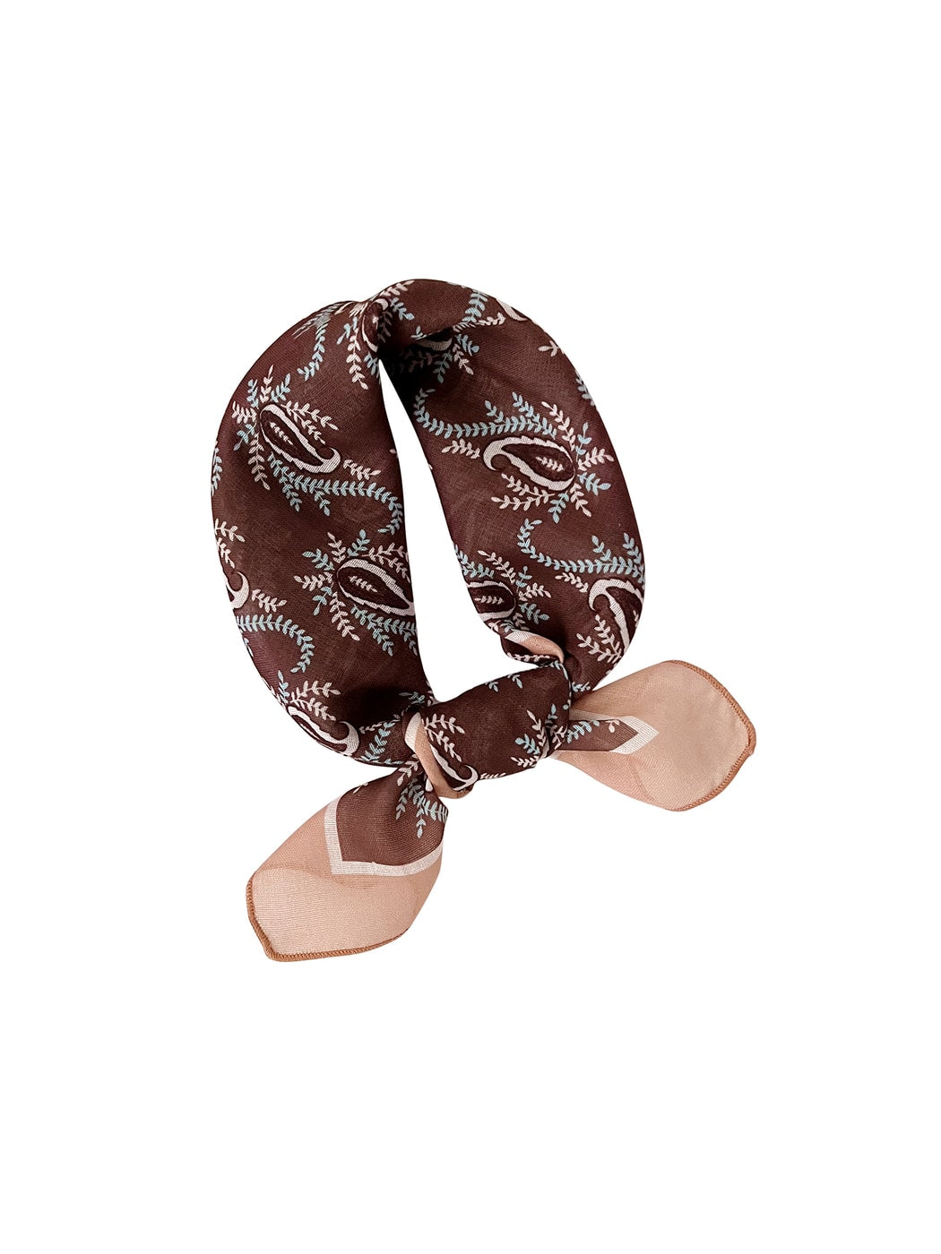 Scarvii - Decorative Paisley Motif Square Scarf