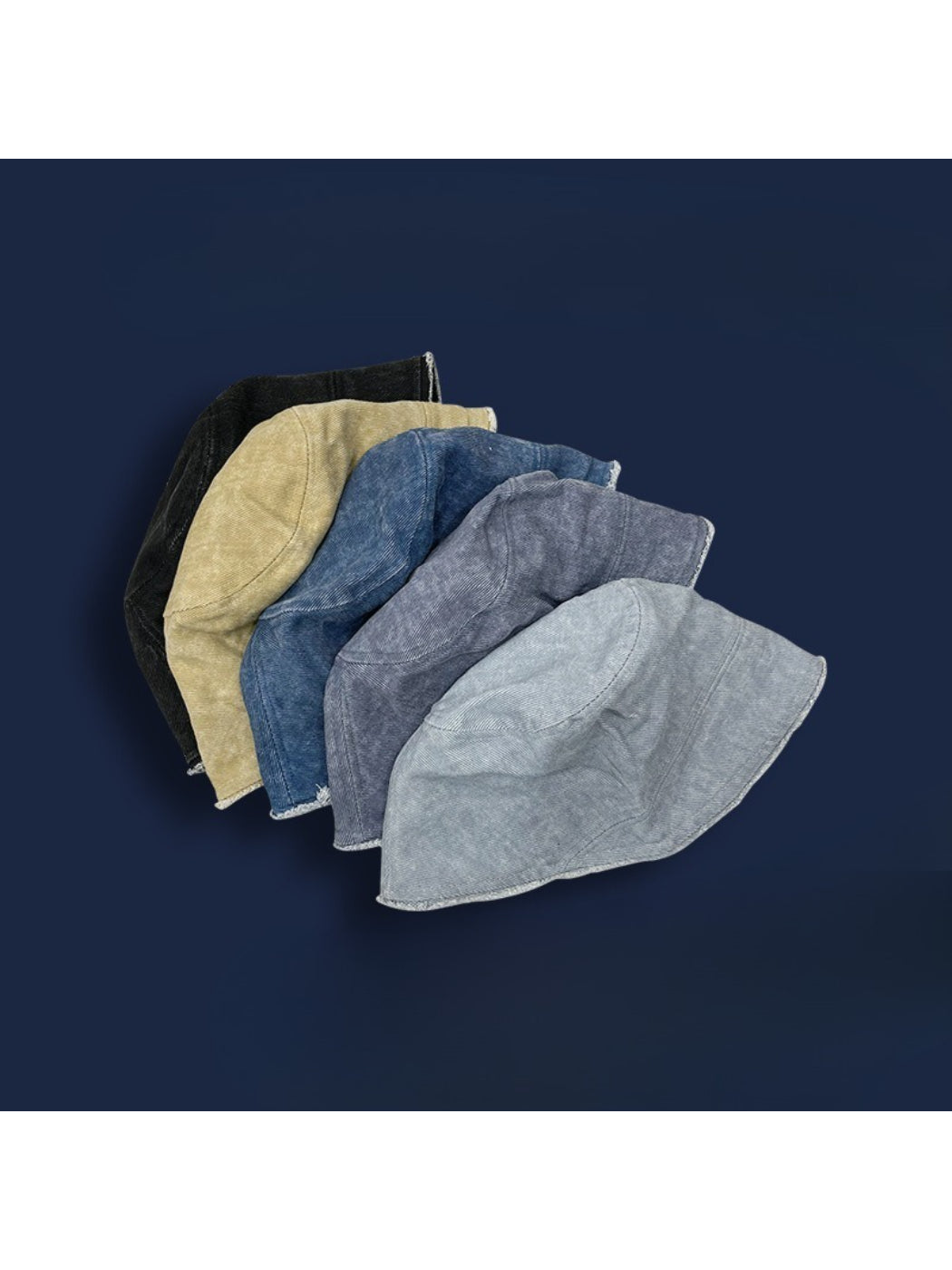 Haila - Washed Vintage Edge Bucket Hat