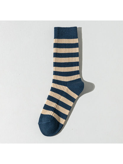 Rufia - Cozy Ribbed Stripe Crew Socks product image 8