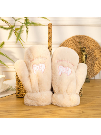 Gloving - Cartoon Animal School Style Winter Mittens