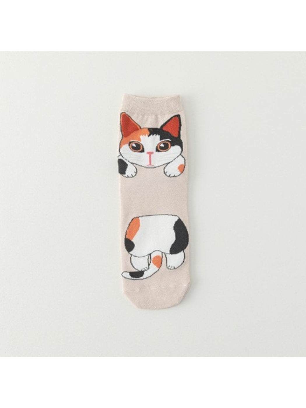Rufia - Playful Big-Eyed Cat Face Socks