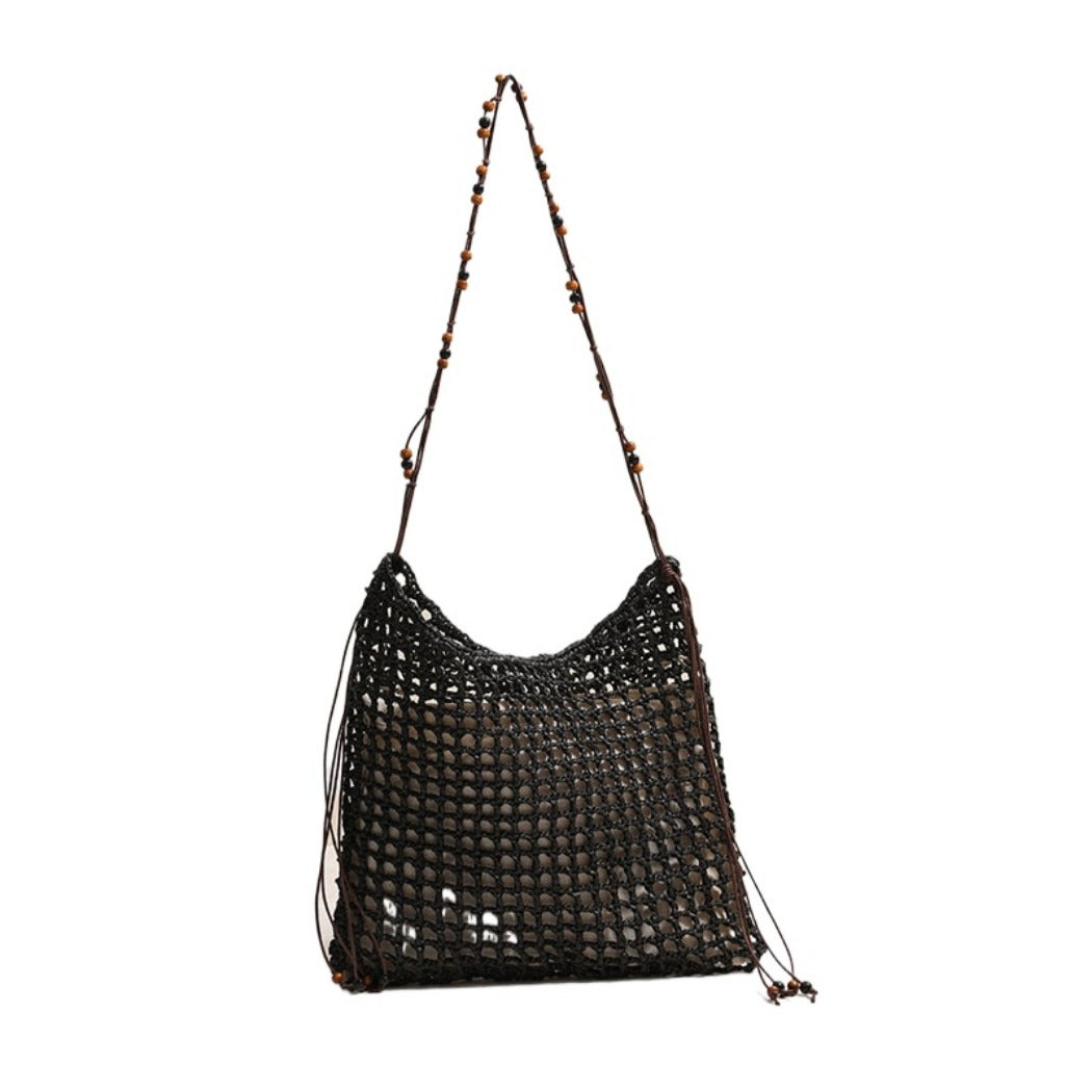 Cosbai - Boho Square Fringe Shoulder Bag - Chic & Simple