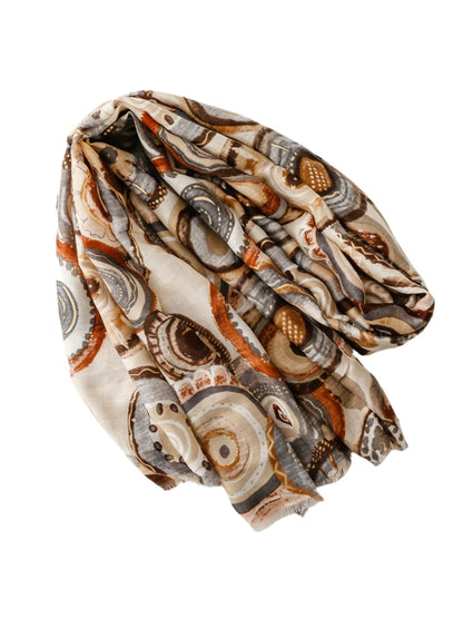 Scarvii - Soft Graphic Pattern Spring Summer Scarf
