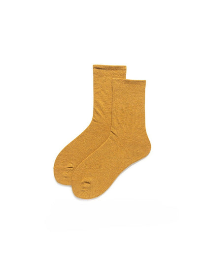 Rufia - Solid Color Everyday Crew Socks