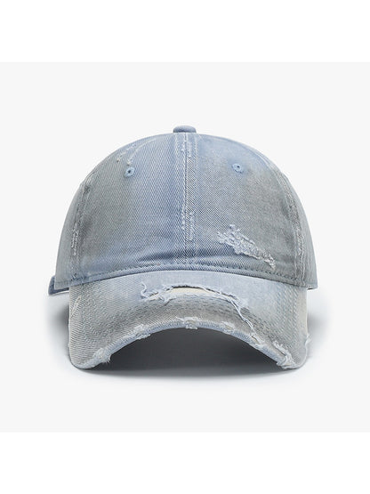 Haila - Solid Color Round Crown Everyday Baseball Cap