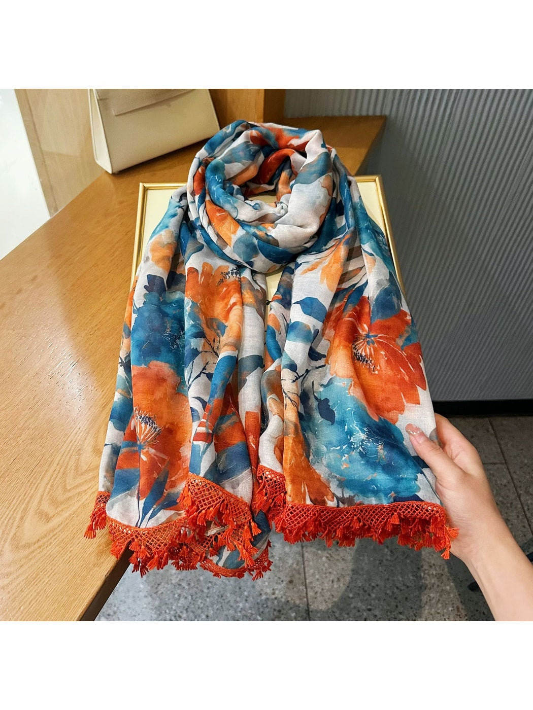 Scarvii - Vintage Garden Summer Wrap Scarf