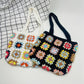Cosbai - Boho Pattern Woven Tote Bag – 2 Colors