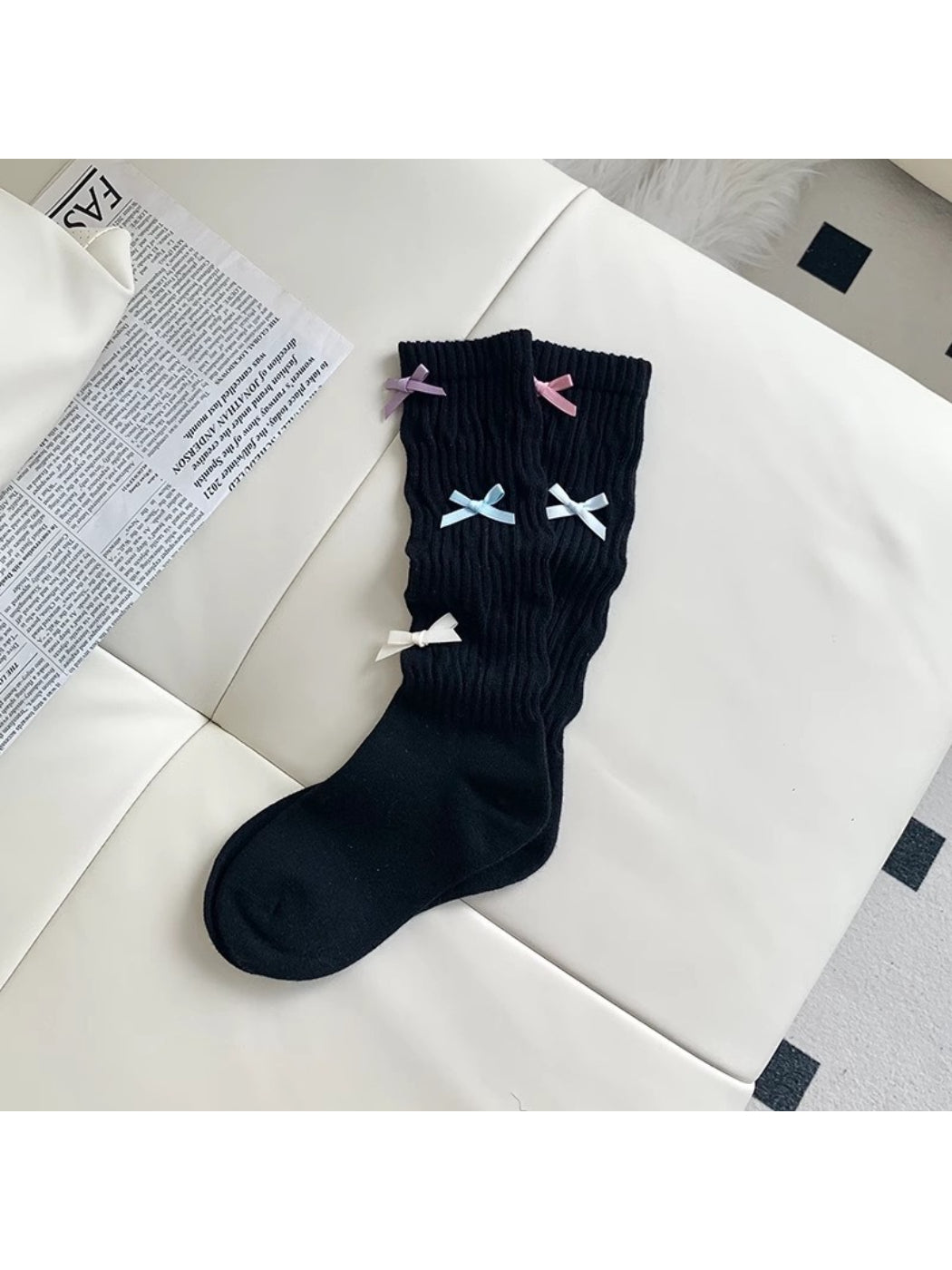 Rufia - Mini Ribbon Bow Crew Socks product image 5