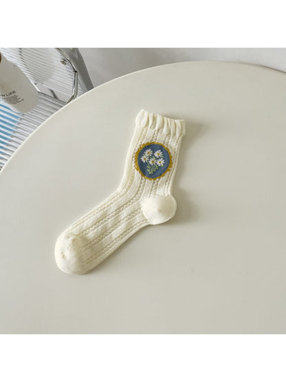 Rufia - Floral Pattern Crew Socks product image 9