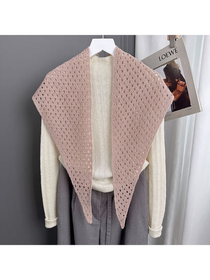 Scarvii - Open Knit Lightweight Tie Scarf