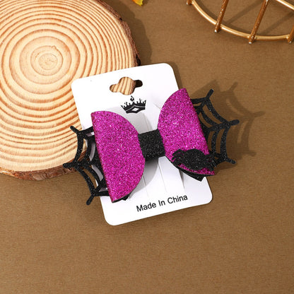 Hallo - Halloween Spider and Bat Hair Clip