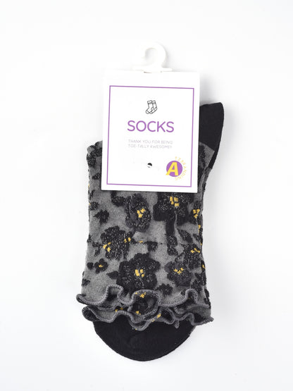 Rufia – Capsule Bloom Texture Crew Socks