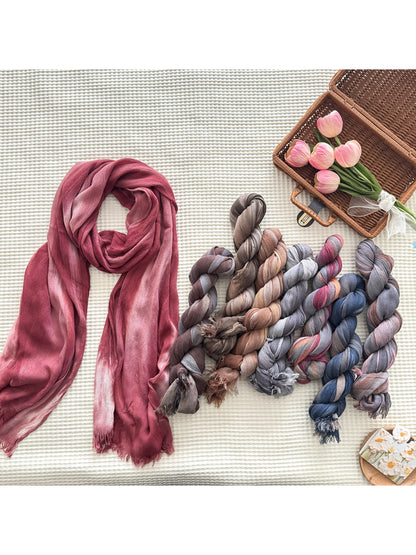 Scarvii - Ombre Fringe Long Scarf