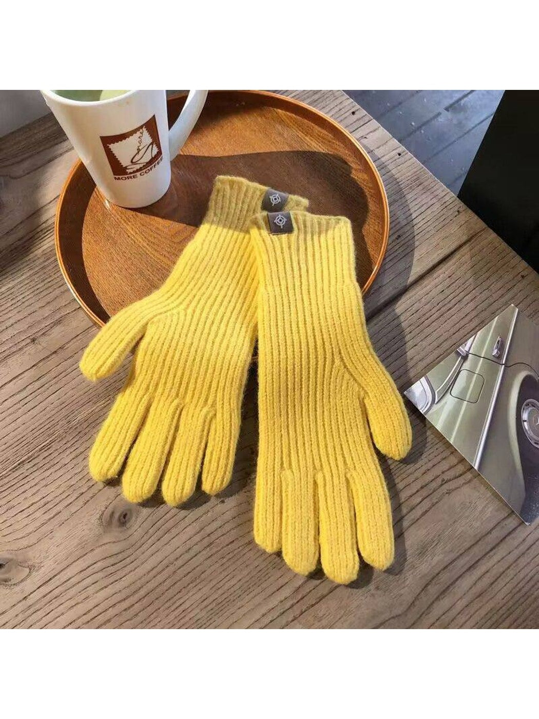 Gloving - Minimal Plain Knit Everyday Winter Gloves