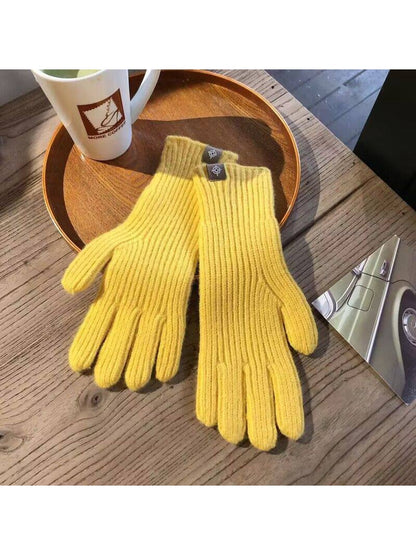 Gloving - Minimal Plain Knit Everyday Winter Gloves